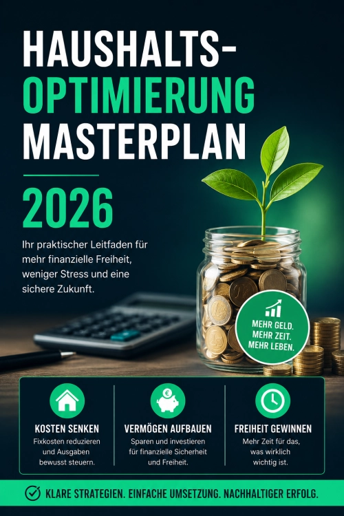 Spar-Masterplan digitales Haushaltsbuch